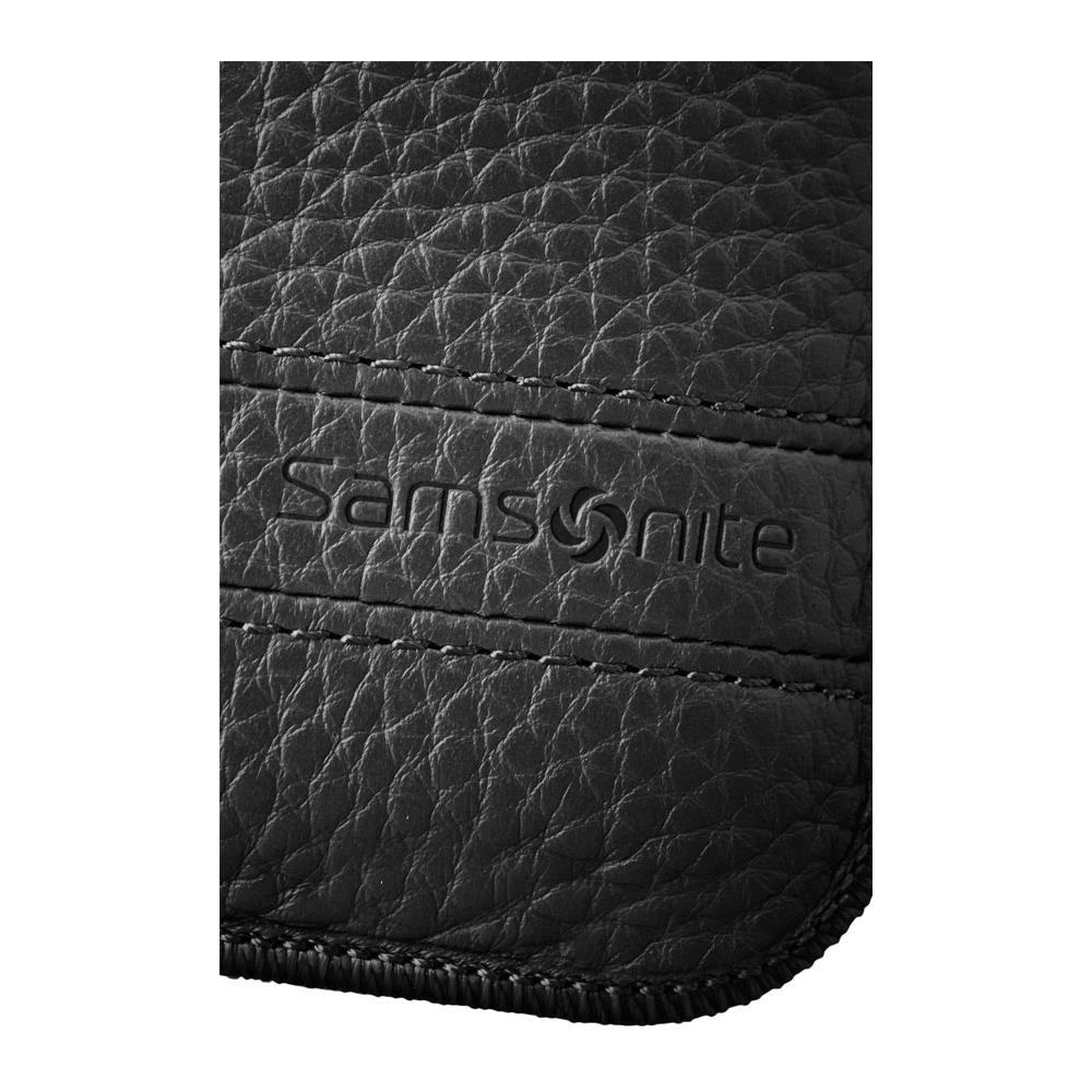 Slim Classic Leather Custodia a scorrimento Nero - Foto 1